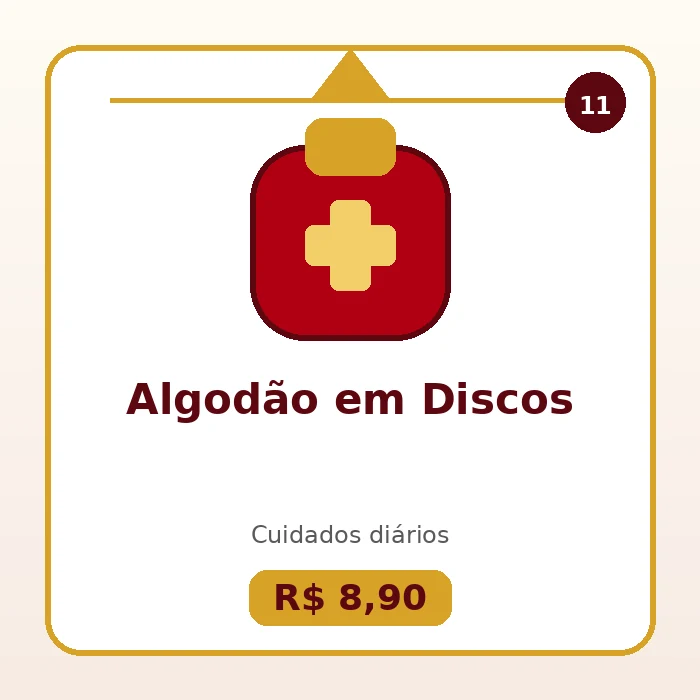 Algodão em Discos