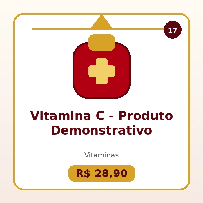 Vitamina C - Produto Demonstrativo